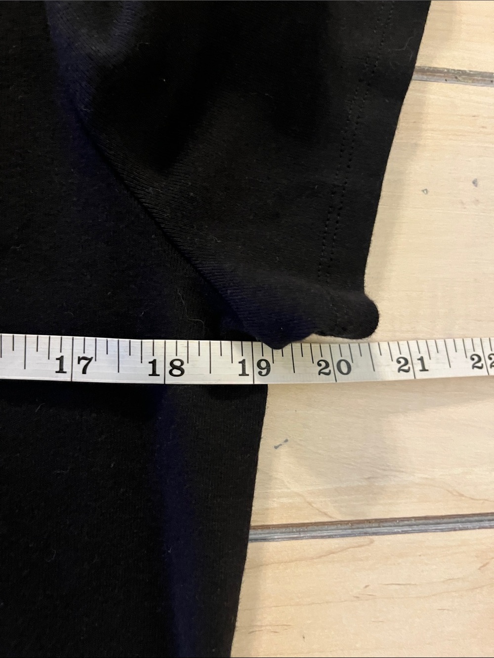 Tommy Hilfiger Black T-Shirt Dress with Light Blue Pocket and Red-White Trim - Picture 6 of 10